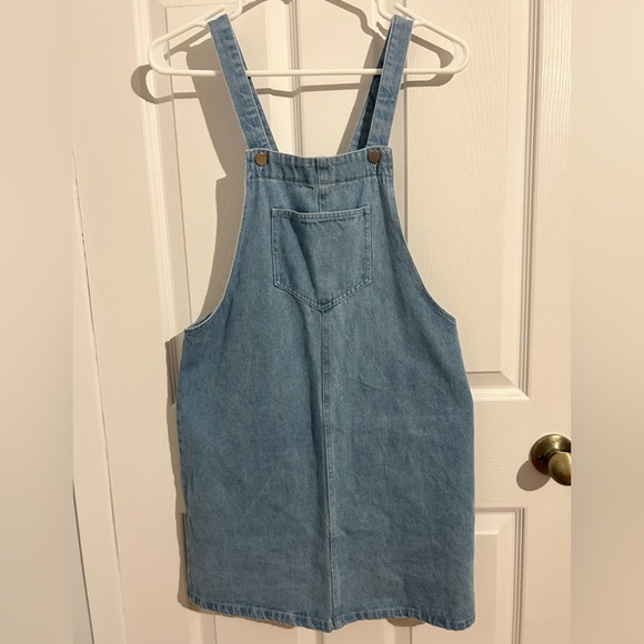 Denim overall dress - Picture 2 of 5